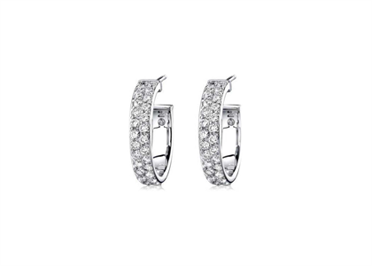 Rhodium Plated | Fashion Earrings